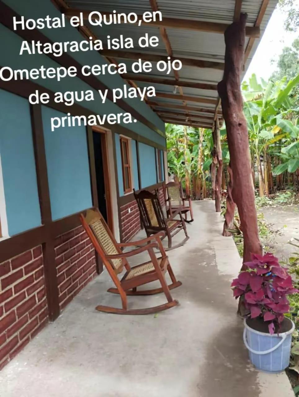 Hostel El Quino Ometepe Altagracia Buitenkant foto
